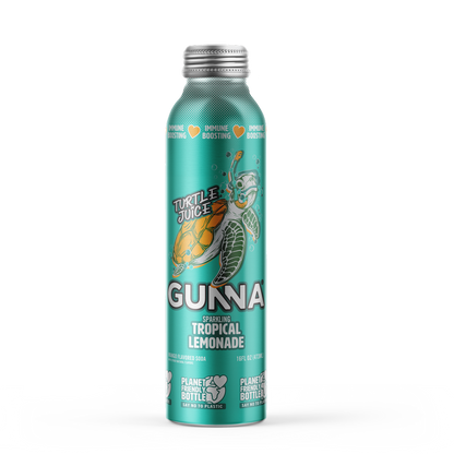 Gunna Immune Boosting Sparkling Tropical Lemonade 16oz Aluminium Btl