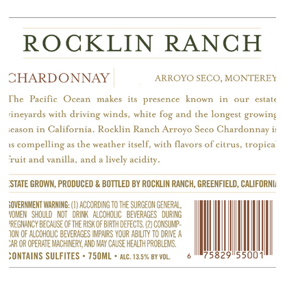 Rocklin Ranch Chardonnay 750ml