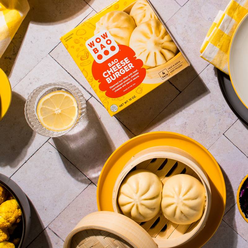 Wow Bao Cheeseburger Bao, 4 Pack