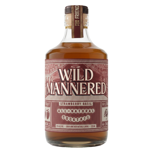 Wild Mannered Strawberry Basil Cocktail 375ml
