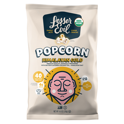 LesserEvil Himalayan Gold Organic Popcorn 5oz