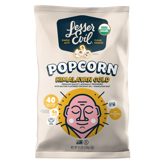 LesserEvil Himalayan Gold Organic Popcorn 5oz