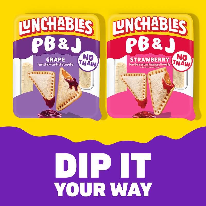Lunchables PB&J Peanut Butter Sandwich & Grape Dip - 2.27oz