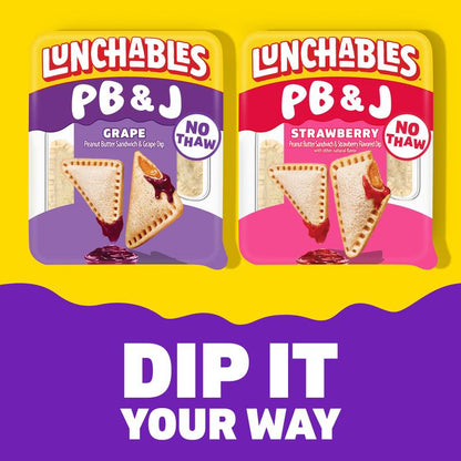 Lunchables PB&J Peanut Butter Sandwich & Grape Dip - 2.27oz