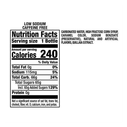 A&W Root Beer 6pk .5L Btl