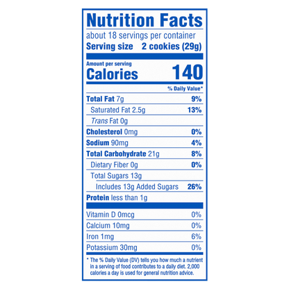 OREO Mint Chocolate Sandwich Cookies Family Size 18.71oz