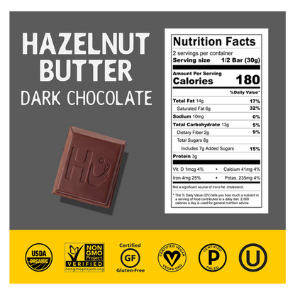 Hu Hazelnut Butter Dark Chocolate Bar 2.1oz