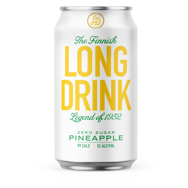 Long Drink Zero Sugar Pineapple 12oz Can 5% ABV