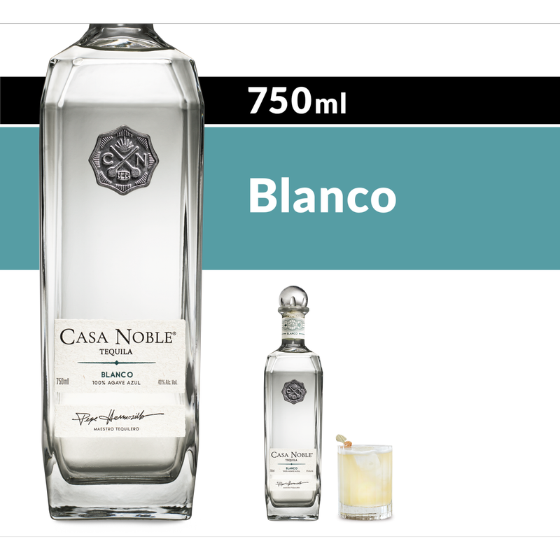 Casa Noble Blanco Tequila 750ml (80 Proof)
