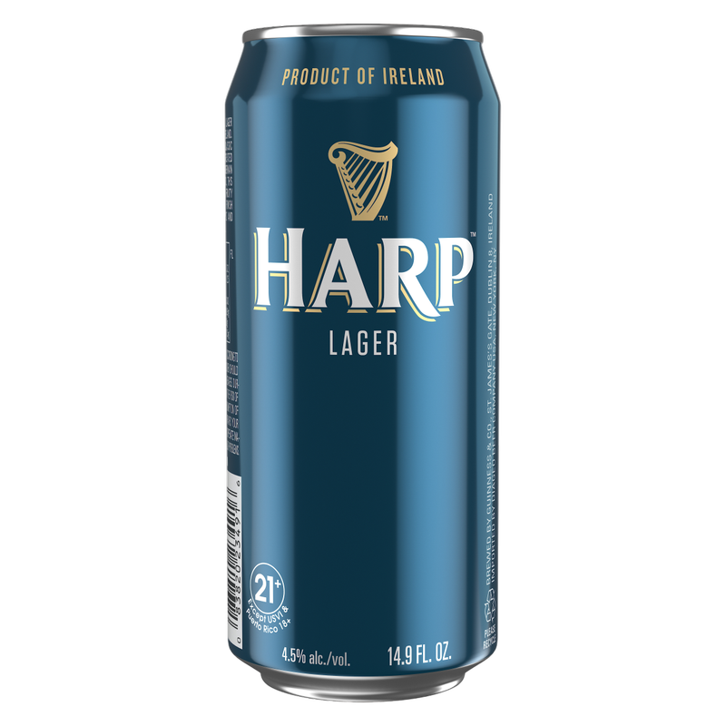 Harp Lager 4pk 14.9oz Can 4.5% ABV