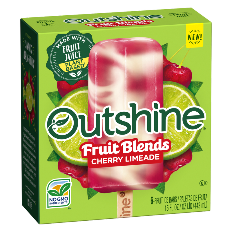 Outshine Cherry Limeade Frozen Fruit Bars, 6ct
