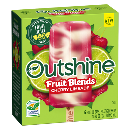 Outshine Cherry Limeade Frozen Fruit Bars, 6ct