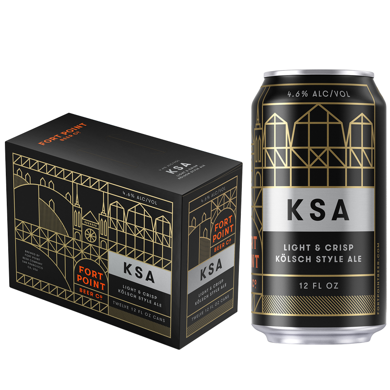 Fort Point KSA Kolsch 12pk 12oz Can 4.6% ABV