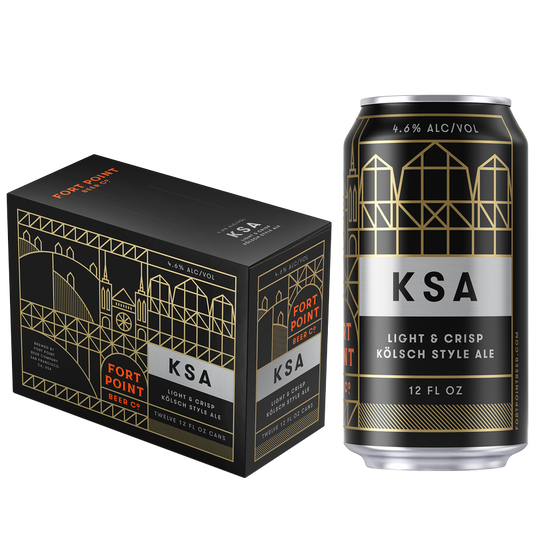 Fort Point KSA Kolsch 12pk 12oz Can 4.6% ABV