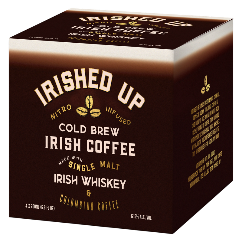 Irished Up Cold Brew Irish Coffee 4pk 200ml 12.5% ABV