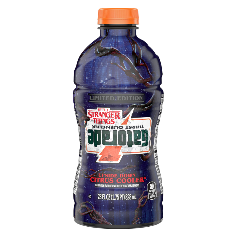 Gatorade x Stranger Things Thirst Quencher Upside Down Citrus Cooler 28oz Btl
