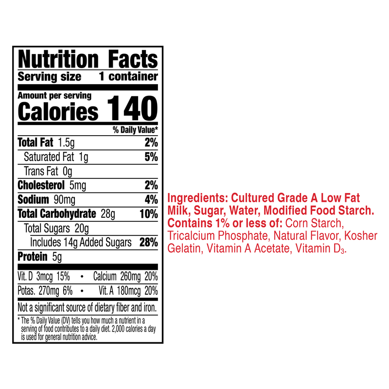 Yoplait Original French Vanilla Yogurt - 6oz