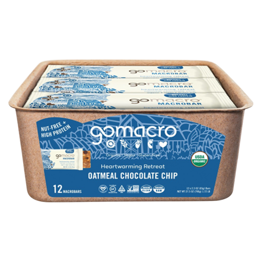 GoMacro Oatmeal Chocolate Chip 12 CT