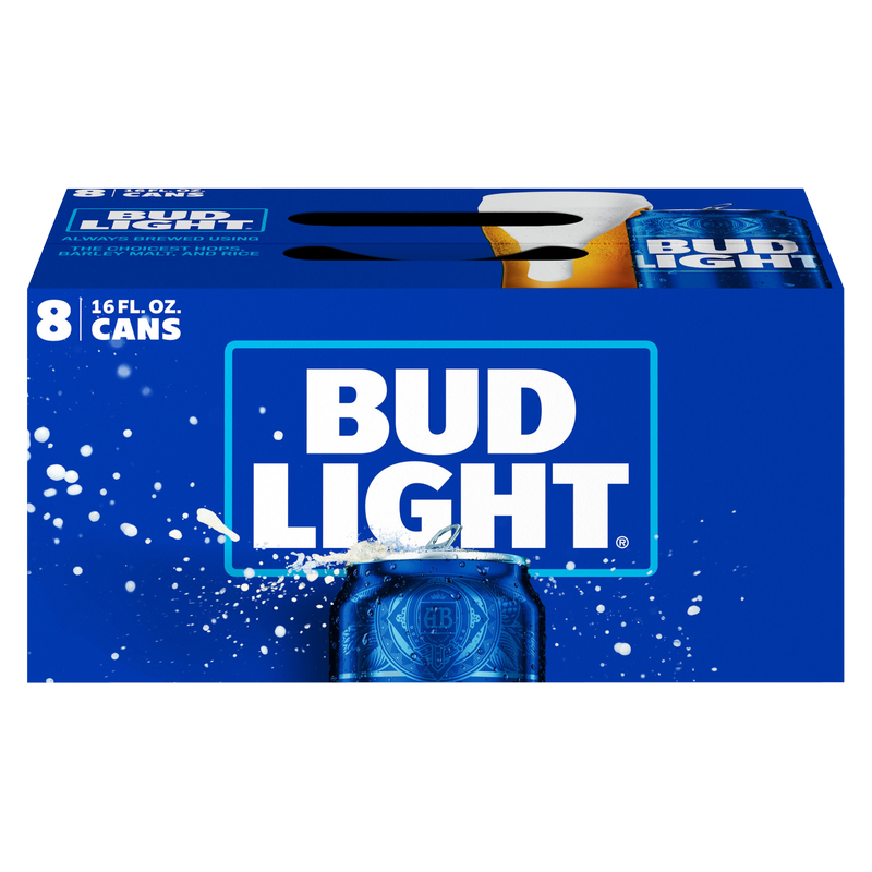 Bud Light 8pk 16oz Can