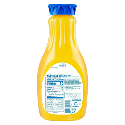 Tropicana Trop50 No Pulp Calcium + Vitamin D 52oz