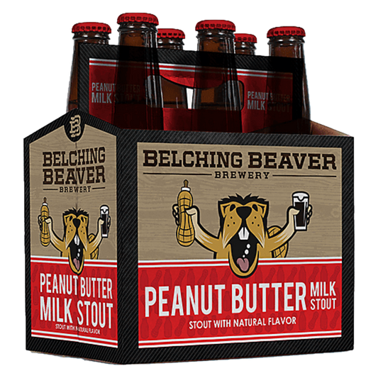 Belching Beaver Peanut Butter Milk Stout 6pk 12oz Bottle 6.0% ABV