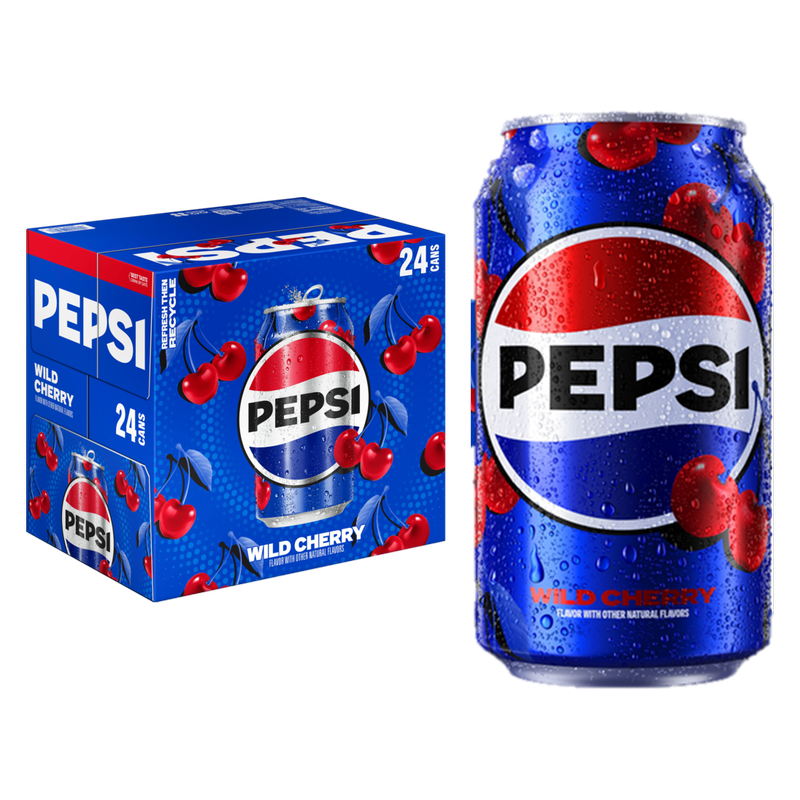 Pepsi Wild Cherry 24pk 12oz Can