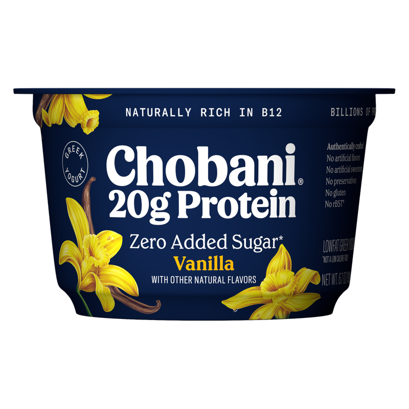 Chobani 20g Protein Vanilla Greek Yogurt - 6.7oz