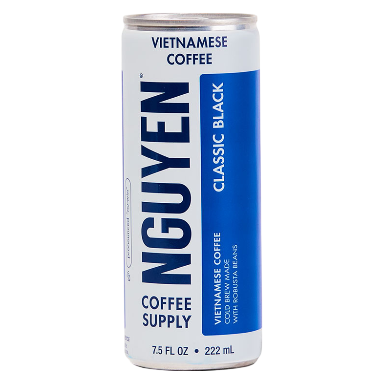 Nguyen Coffee Supply Classic Black Vietnamese Coffee Cold Brew 7.5oz Can
