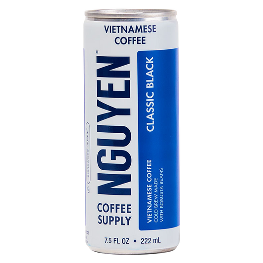 Nguyen Coffee Supply Classic Black Vietnamese Coffee Cold Brew 7.5oz Can