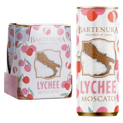 Bartenura Lychee Moscato 4pk 250ml Can