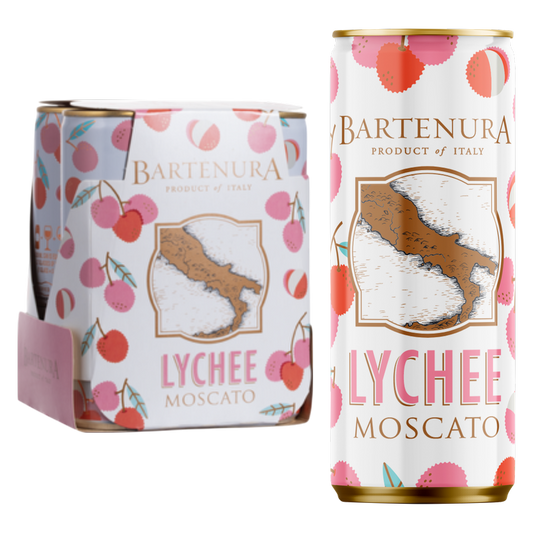 Bartenura Lychee Moscato 4pk 250ml Can