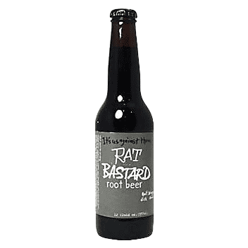 Rat Bastard Root Beer 12oz Glass Bottle