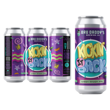 Bru Daddy's Kickin Back IPA 4pk 16oz Can 7.5% ABV