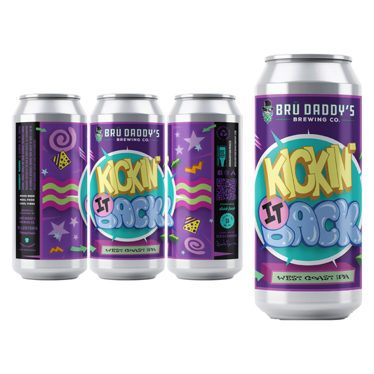 Bru Daddy's Kickin Back IPA 4pk 16oz Can 7.5% ABV