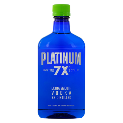 Platinum 7x Vodka 375 Ml Plastic