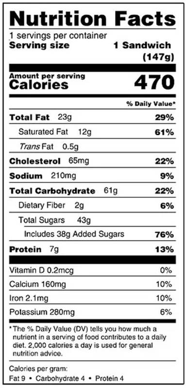 Nightingale Ice Cream Classic Ice Cream Sandwich 1ct