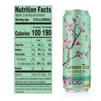 Arizona Green Tea 22oz Can
