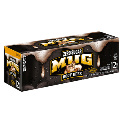 Mug Zero Sugar Soda Root Beer 12pk 12oz Can