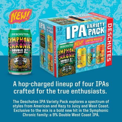 Deschutes Fresh Pack Variety 12pk 12oz Can