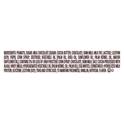 Reese's Fast Break Milk Chocolate Peanut Butter King Size Candy Bar 3.5oz