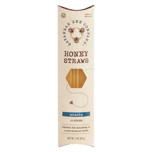 Savannah Bee Honey Straws, 12ct