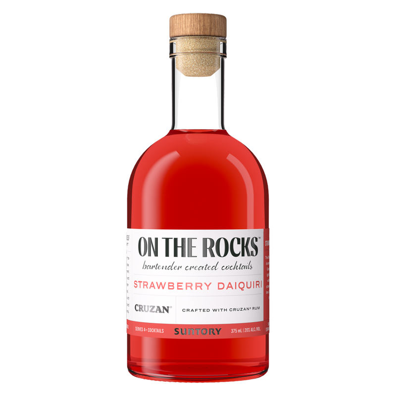 On The Rocks Cruzan Strawberry Daiquiri 375ml