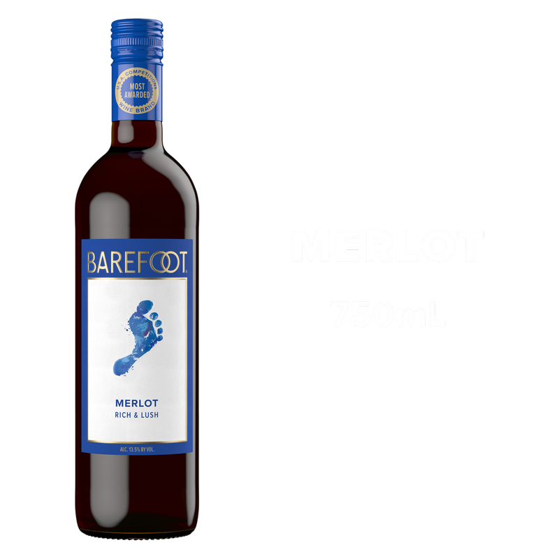 Barefoot Merlot 750 ml