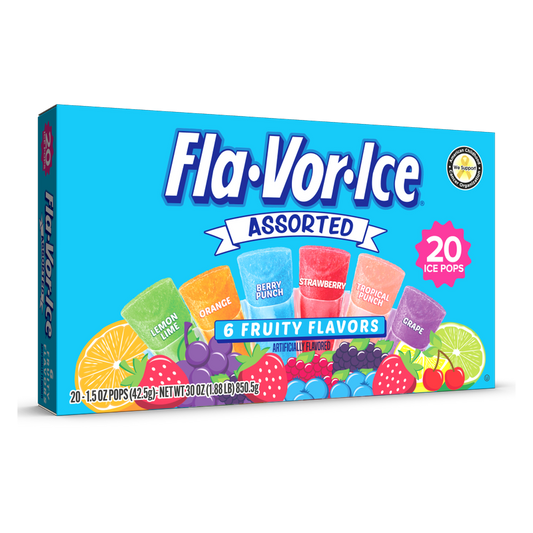 Fla-Vor-Ice Freezer Bars Assorted 20ct