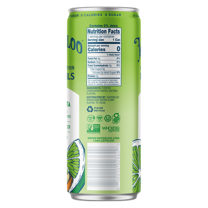 Waterloo Margarita Sparkling Water 6pk 12oz Can