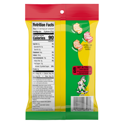 Fruit Stripe Gummy Candy 3.25oz