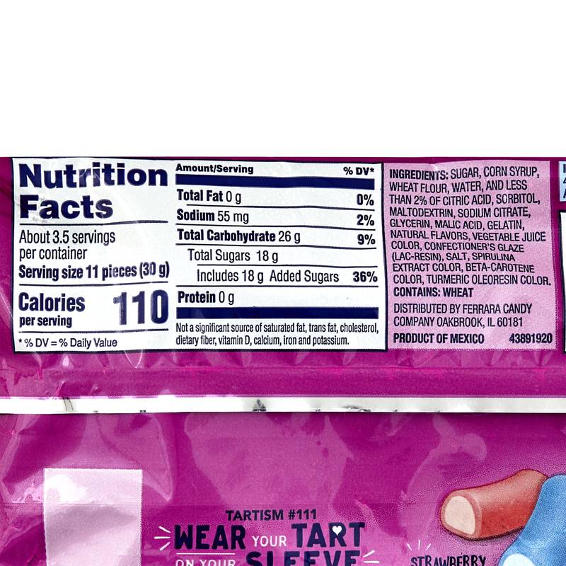 SweeTARTS Rope Bites 3.5oz