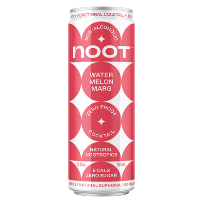 Noot Watermelon Margarita Non-Alcoholic Cocktail 4pk 12oz Can