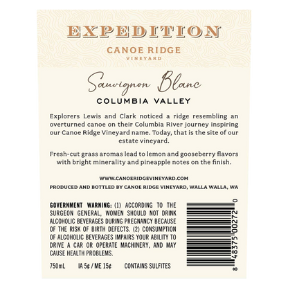 Canoe Ridge Expedition Sauvignon Blanc 750ml