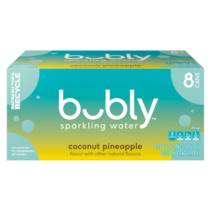 Bubly Coconut Pineapple 8pk 12oz Can